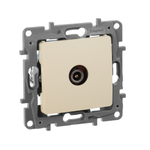 Розетка TV (телевизионная) проходная - слоновая кость ETIKA Legrand