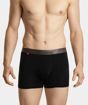 Трусы мужские боксеры, Atlantic MH-1194,черный,пима хлопок