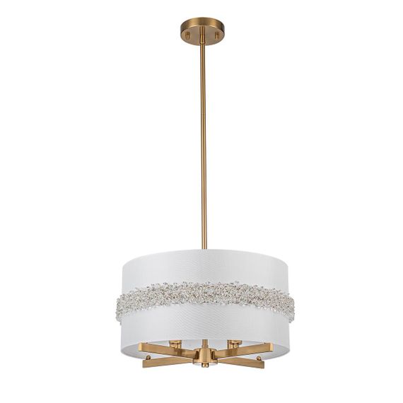 Подвесная люстра Indigo Effetto V13030/4R Brass V000514