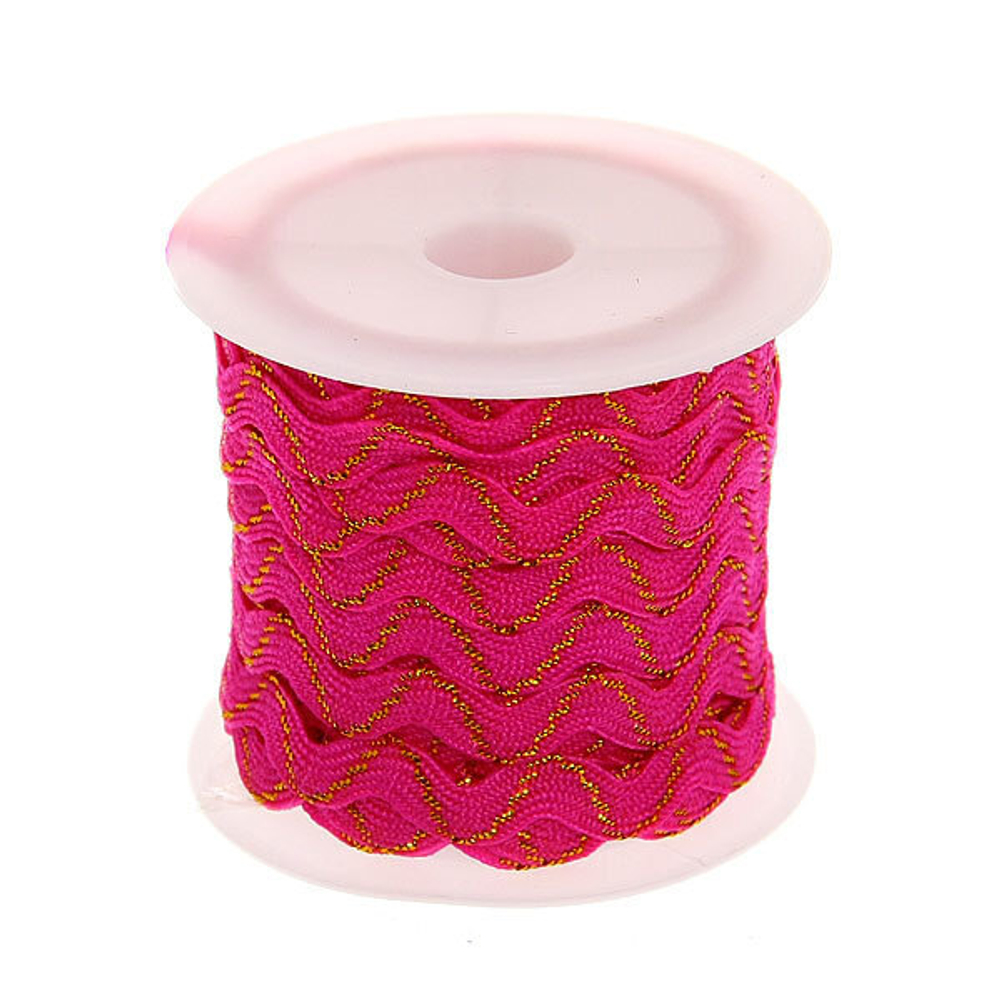 Шнур декоративный волны 4м микс 12шт