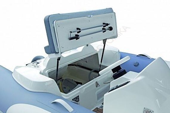 Лодка надувная ZODIAC Yachtline deluxe NEO 380 ( с синими вставками )