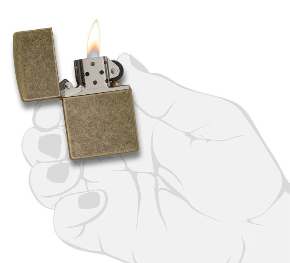 Зажигалка ZIPPO 201FB Anitque Brass™