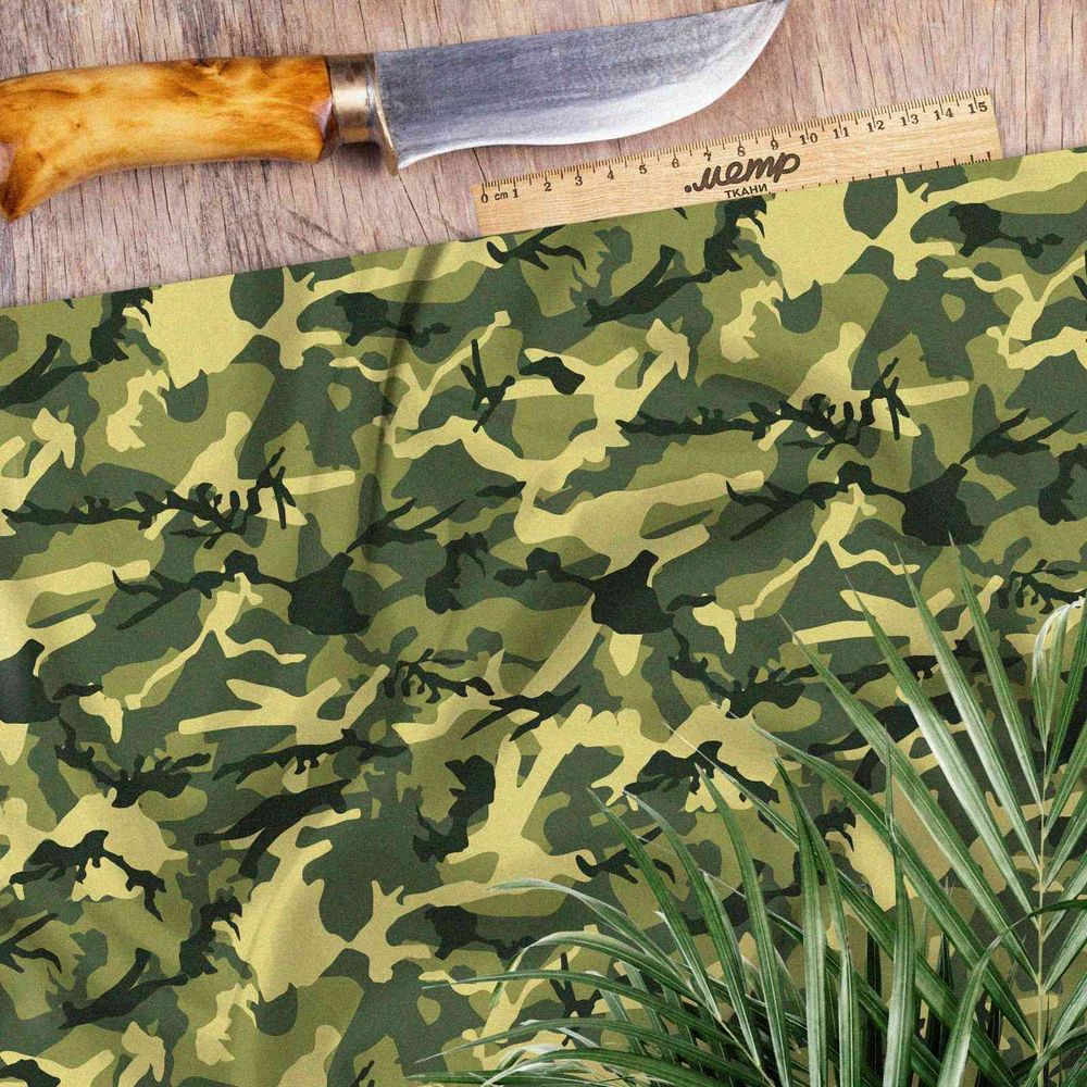 Ткань оксфорд 600 песочно-зеленый милитари