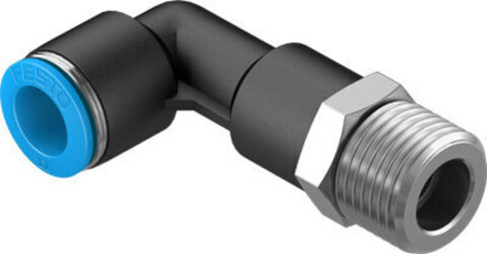 QSLL-1/2-12 Угловой фитинг с цанговым зажимом, удлиненный