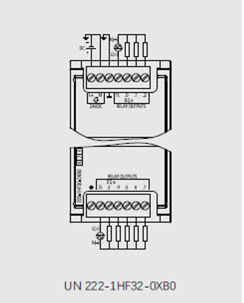 UN 222-1HF32-0XB0 Модуль релейных выходов SM1222 8DO RELAY