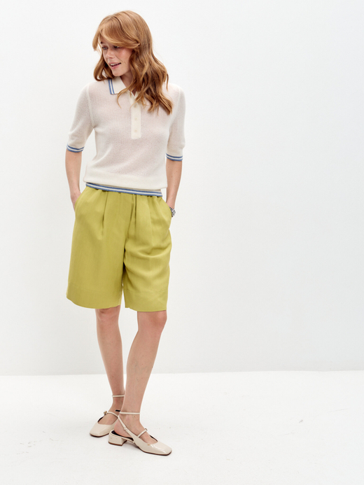 Льняные шорты