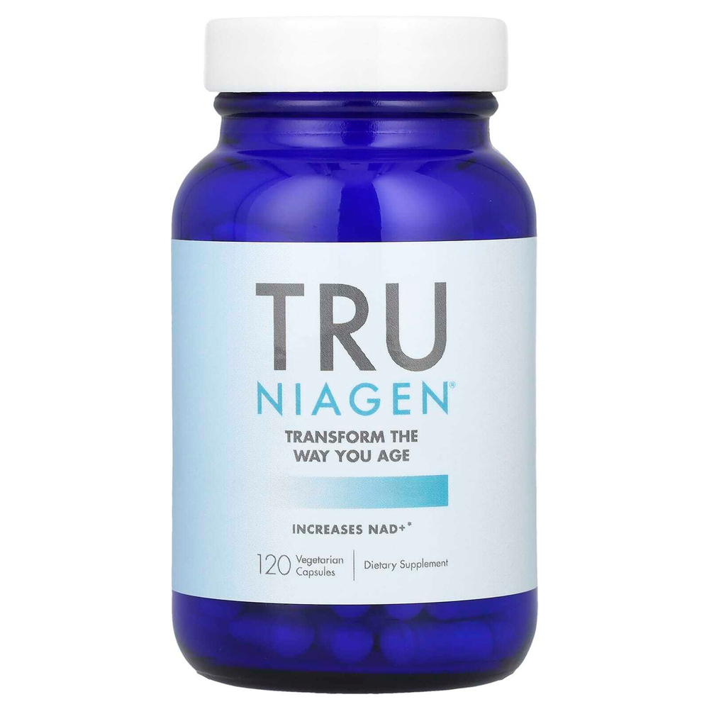 Tru Niagen, Никотинамид рибозид хлорид, 150 мг, 120 вегетарианских капсул