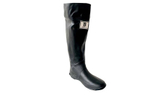 WBSJ Waterproof Rain Boots Unisex Black Gray