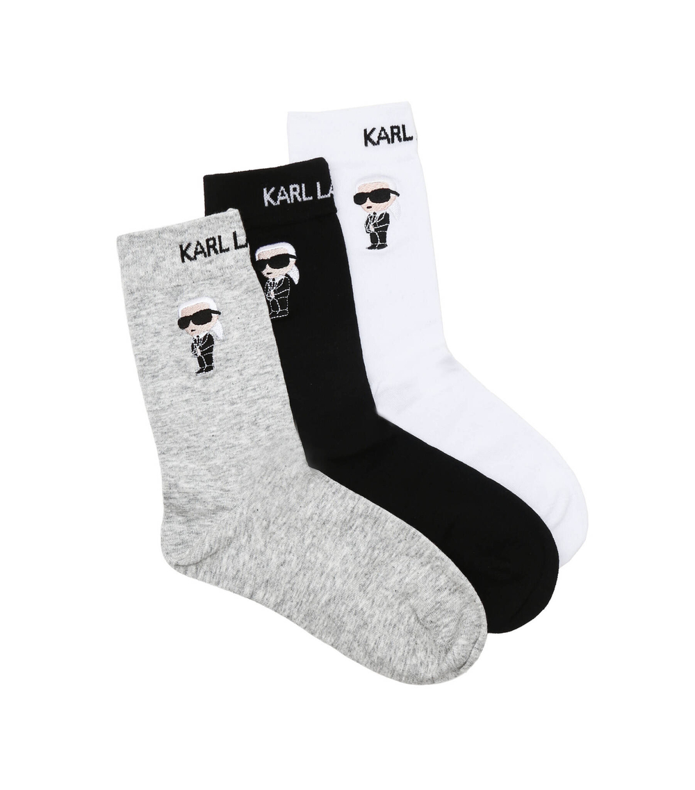 Носки 3 пары Karl Lagerfeld - разноцветная(230W6001)
