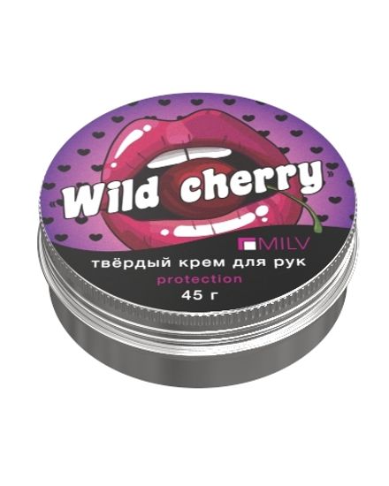 Твёрдый крем для рук Milv «Дикая вишня». 45 г