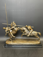 Скульптурная композиция «Бой герцога Кларенса и рыцаря Фонтена»