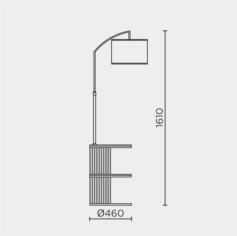 Торшер Modemodern MD.6013.01FL