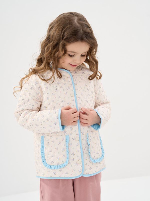 Куртка стеганая на кнопках 