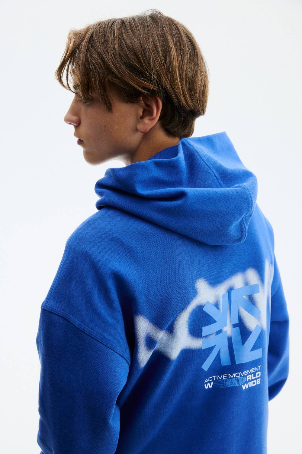 H&M Толстовка с капюшоном, синий