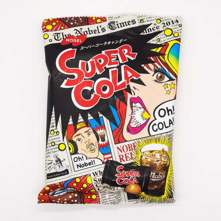 Леденцы Nobel Super Cola со вкусом кола, 88 гр.