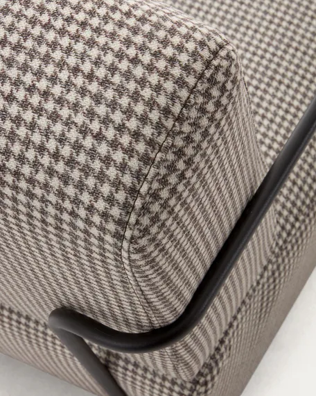 Кресло Gamer бежево-коричневая ткань