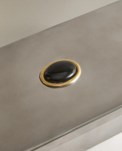 Zara Home Коробка для хранения из нержавеющей стали, цвет серебристый, 10.5 см