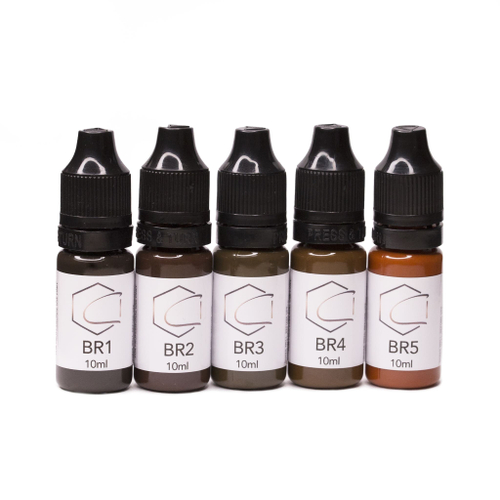 Набор пигментов для бровей Colorica