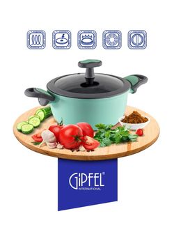 Алюминиевая кастрюля Gipfel Stadella 0769 24 см/5 л