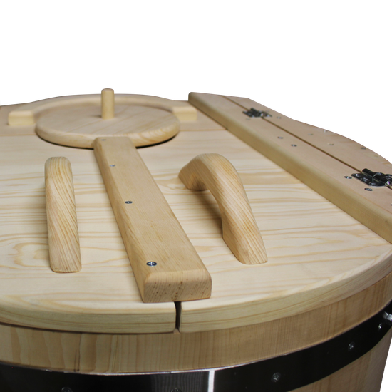 Комплект "КРУГЛЫЙ СТАНДАРТ" (кедровая бочка с парогенератором)