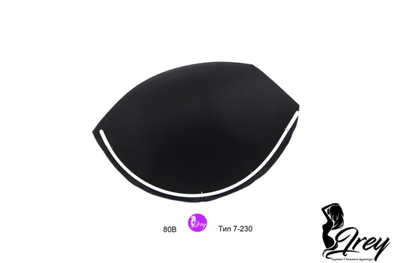 Чашки спейсер балконет СМ-24, 80В-85А-75С-70D, черный 170