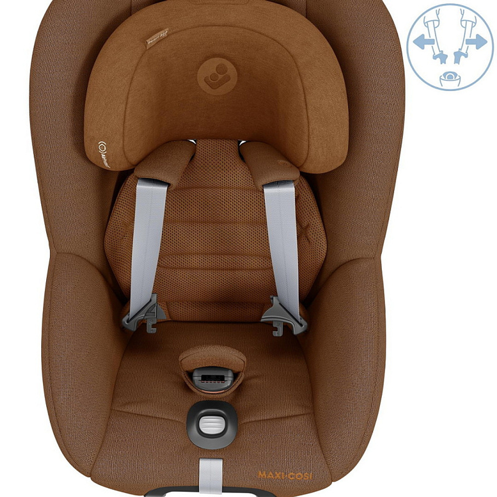 Автокресло Maxi-Cosi Pearl 360 Pro 0-18 кг с базой Family Fix 360 Pro Next Authentic Cognac/коньяк