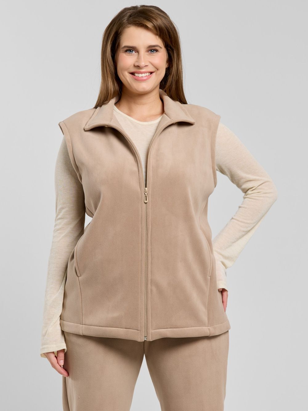 Толстовка (жилетка) Блик-3 Виотекс БЕЖЕВЫЙ