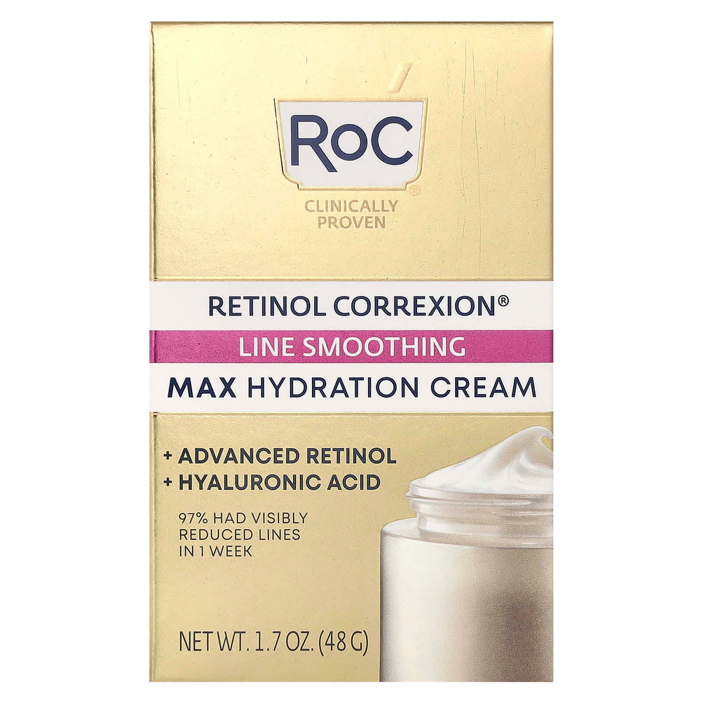 RoC, Retinol Correxion, крем для максимального увлажнения от морщин, 48 г (1,7 унции)