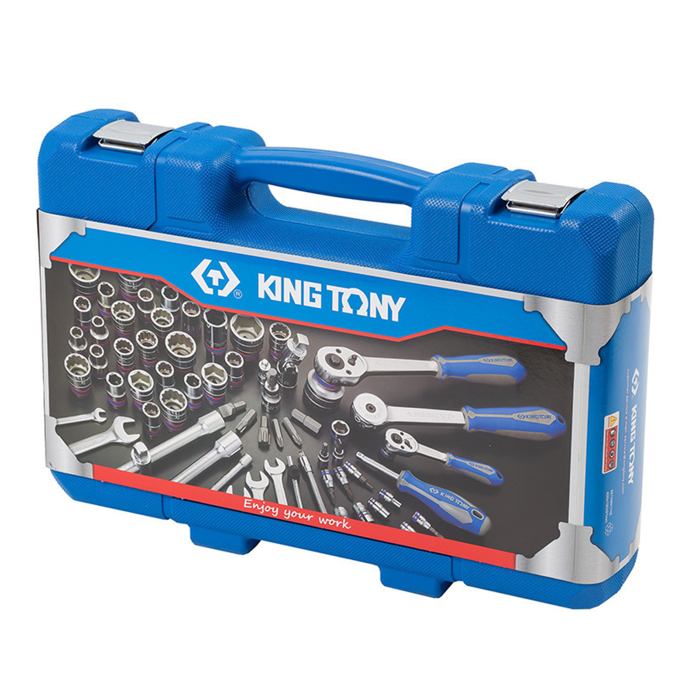 KING TONY (7582MR) Набор инструментов универсальный, 83 предмета