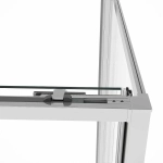 Душевой уголок Vincea Slim Soft VSR-1SS9010CL 100x90 стекло прозрачное/профиль хром