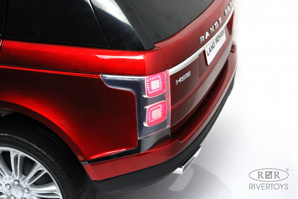 Детский электромобиль RiverToys Range Rover HSE 4WD Y222YY красный глянец