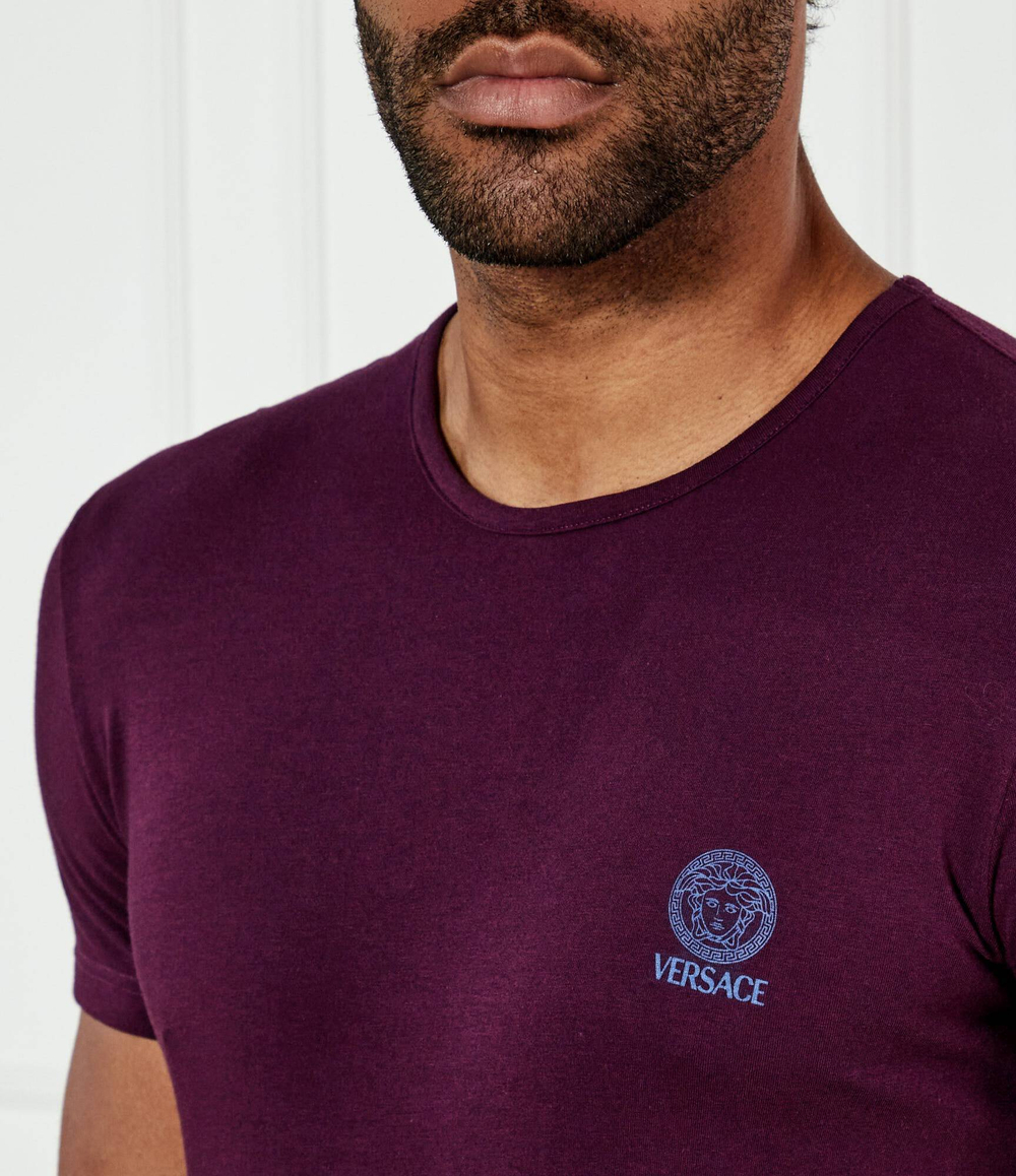 Футболка Versace - фиолетовый(AUU01005 1A10011)