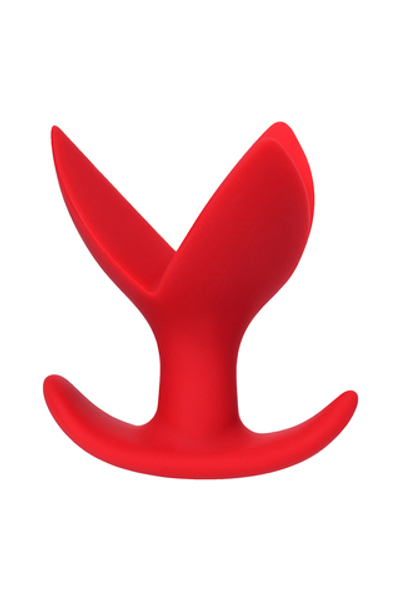 Расширяющая анальная втулка ToDo by Toyfa Flower, силикон, красная, 9 см, Ø 6 см