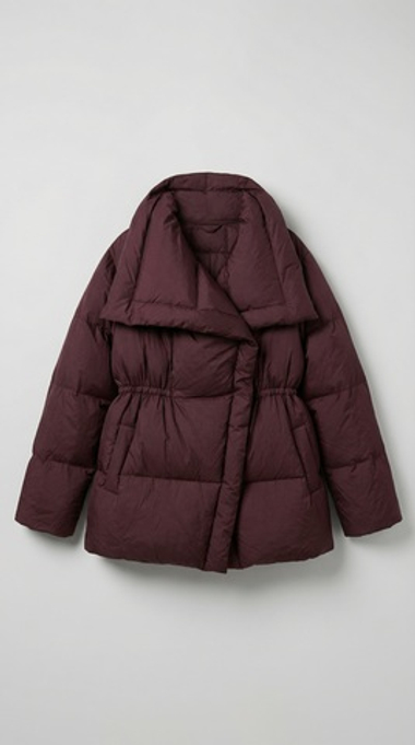 Пуховик на резинке REY