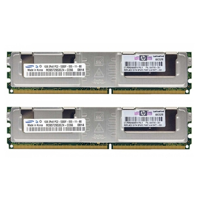 Оперативная память HP 2Gb FB DIMM PC2-5300 2x1Gb Kit 397411-B21