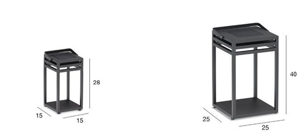 Lycka, аксессуар антрацит, алюминий
