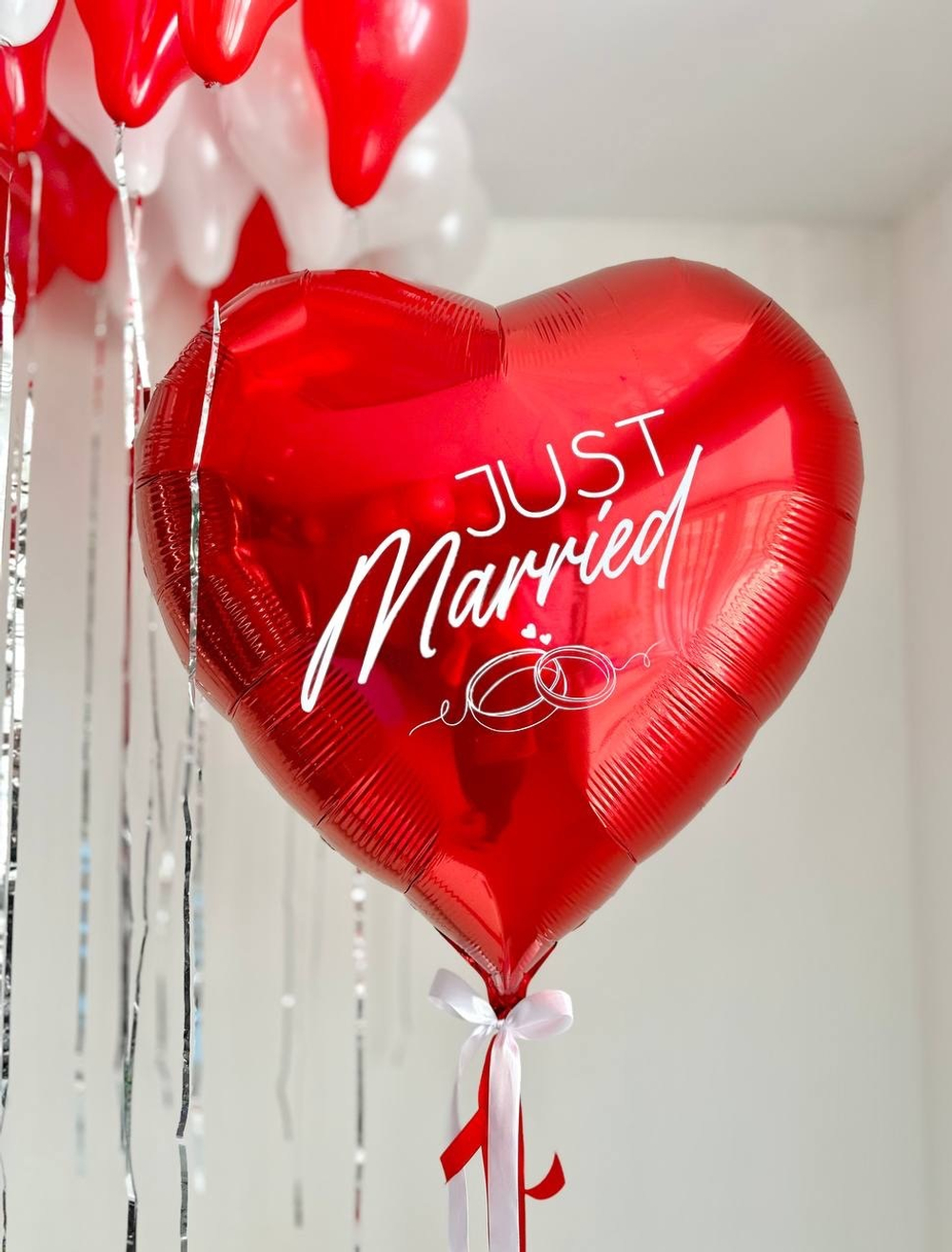 Воздушные шары на свадьбу, коробка сюрприз №2989