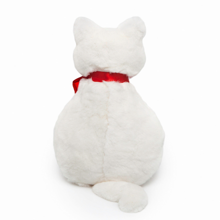 Подушка "Кот Обиделся" (белая)