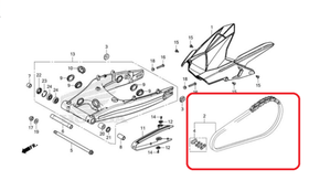 40540-MGS-D31. CHAIN, DRIVE (DAIDO) (DID520V0-120ZB)