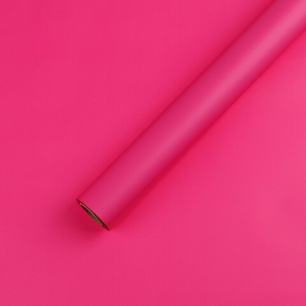 Пленка матовая "Сансин" 50смx10м 53mic (Фуксия)