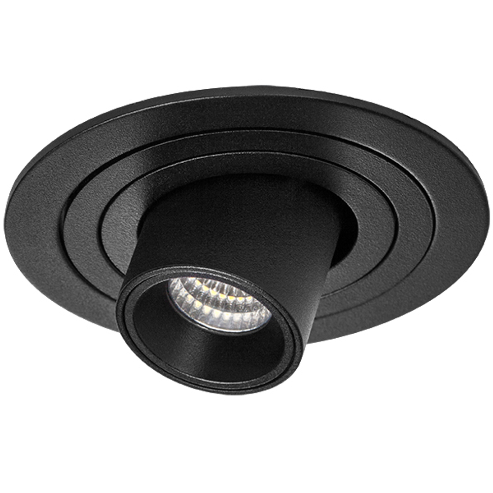 i617172 Светильник INTERO TUBO LED 7W 360LM 60G ЧЕРНЫЙ 3000K (217617+217172)