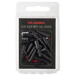 Безопасная клипса с фиксатором+конус "Volzhanka Lead Clips with Pin Tail Rubber" (8