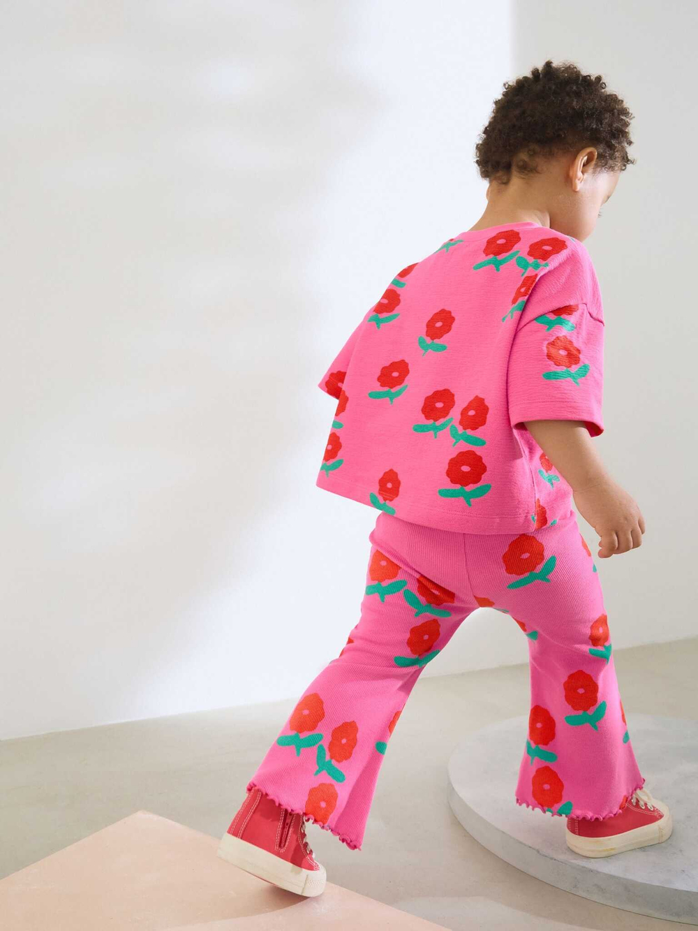 Легинсы-клеш для девочки Next AD8-342, Фуксия