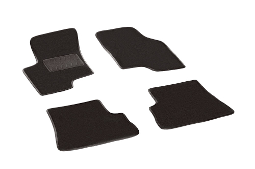 Ворсовые коврики LUX для Hyundai Getz 2002-2011, Seintex.83625