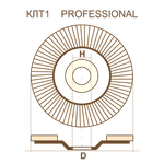 Круг КЛТ1 125 х 22.23 ZK P60