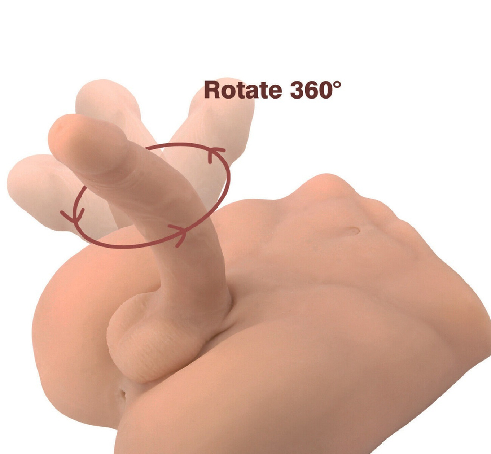 Реалистичный мужской торс с фаллосом 24,5 см