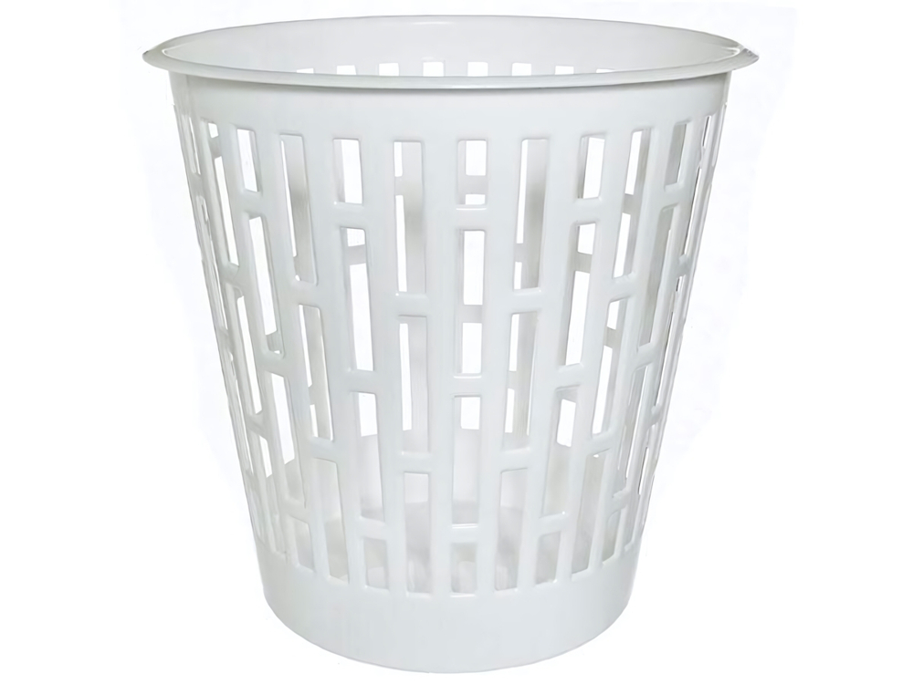 Корзина для мусора 9л "Матрица", белый