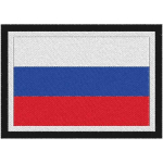 Шеврон вышитый Флаг РФ триколор
