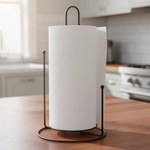 Держатель для бумажных полотенец сталь 16*30см VETTA (черный)