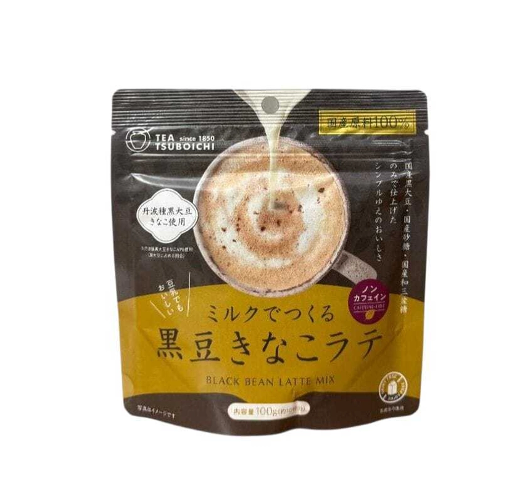 Напиток растворимый Tsuboichi "Black Bean Latte Mix"для приготовления кинако -латте, 100 гр